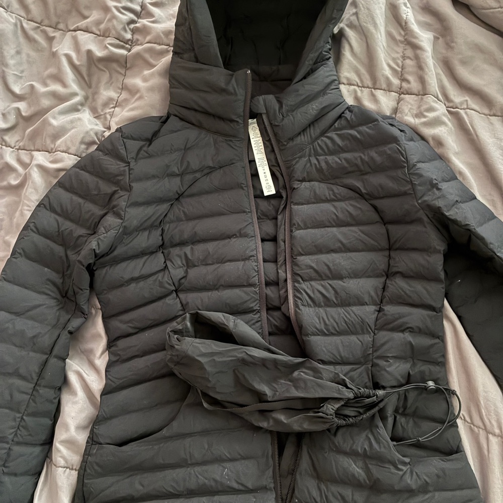 Women's Gray Puffer Jacket